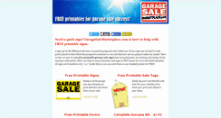 Desktop Screenshot of garagesalemarketplace.com